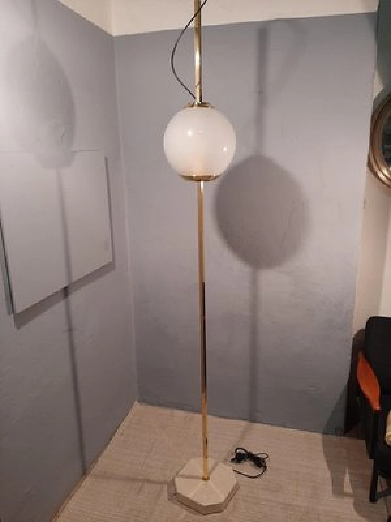 Balloon LTE10 floor lamp by Luigi Caccia Dominioni for Azucena, 1990s 2