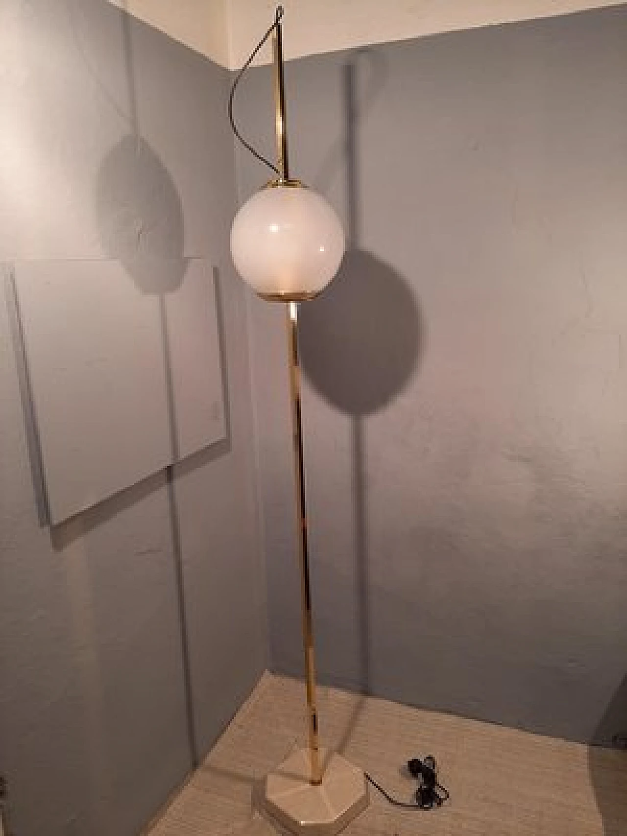 Balloon LTE10 floor lamp by Luigi Caccia Dominioni for Azucena, 1990s 4