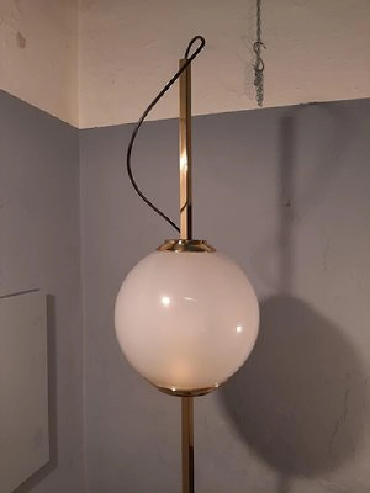 Balloon LTE10 floor lamp by Luigi Caccia Dominioni for Azucena, 1990s 8