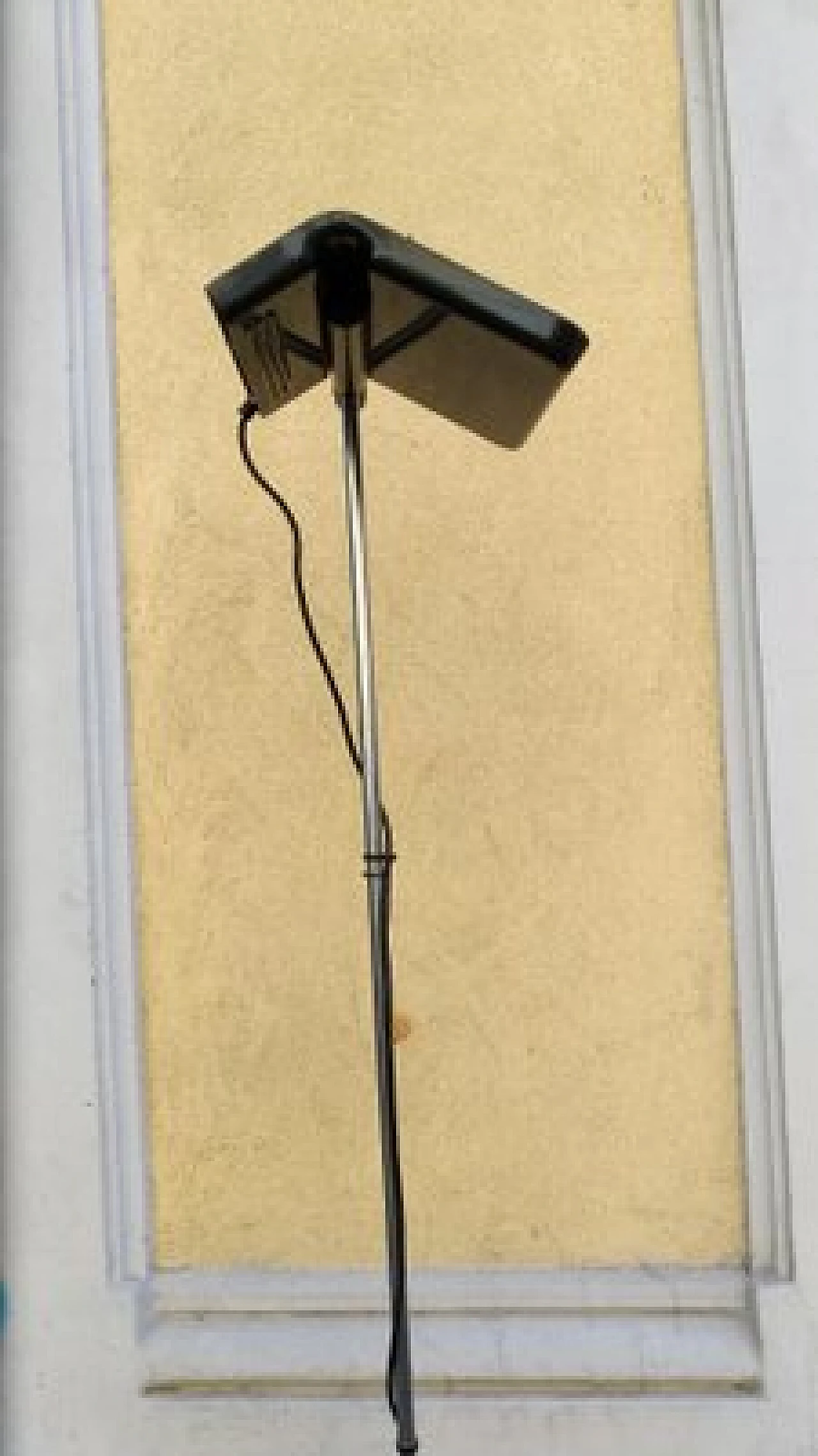 Black 701105/D floor lamp by Bruno Gecchelin for Arteluce, 1980s 4