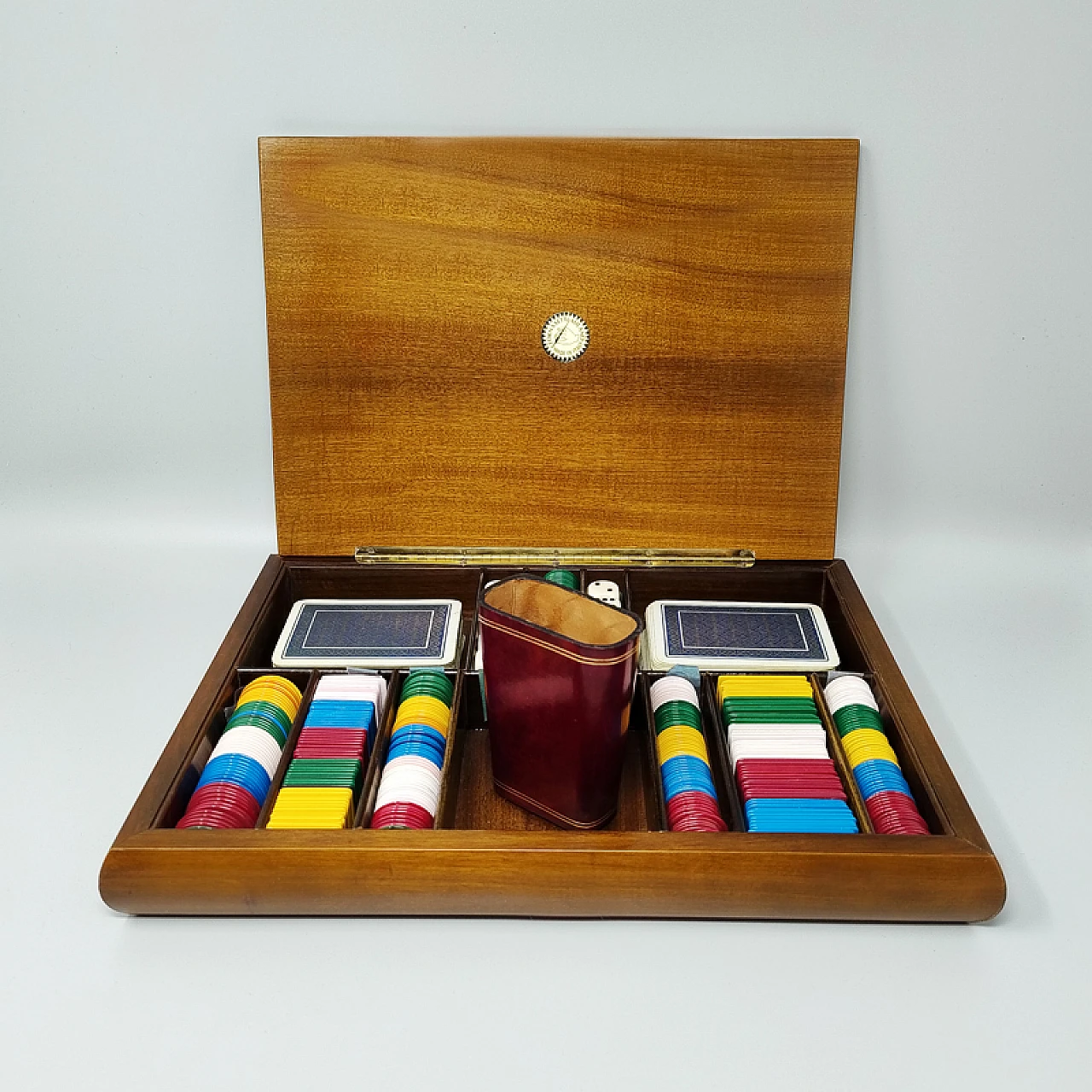 Box with playing cards by Piero Fornasetti, 1960s 5