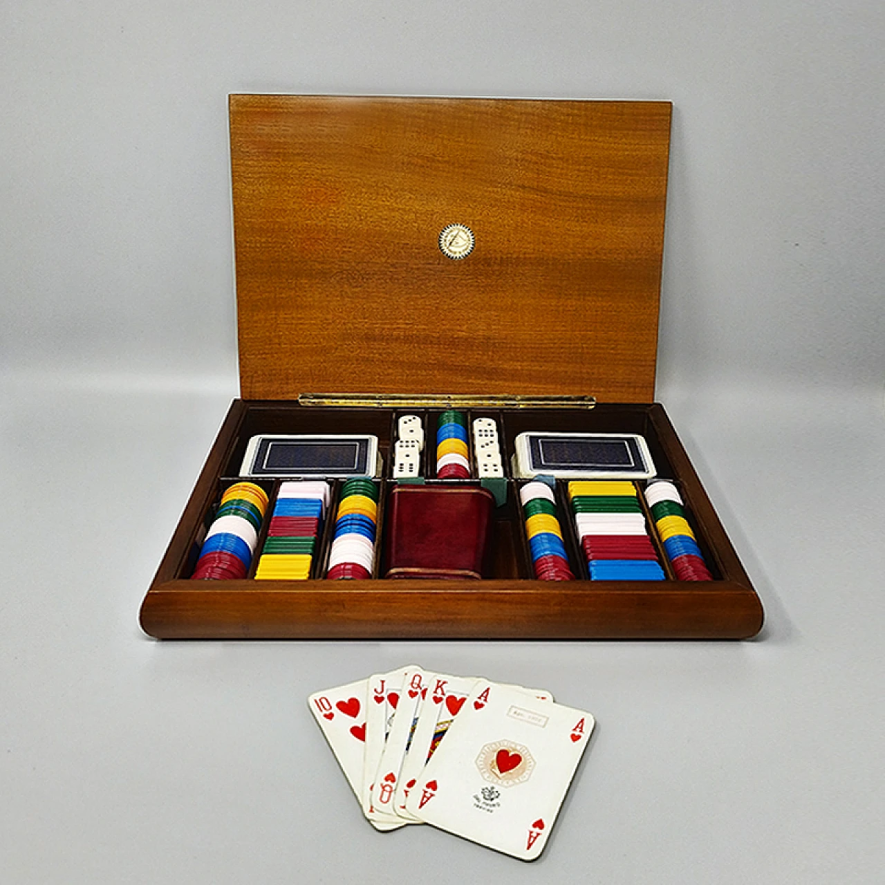 Box with playing cards by Piero Fornasetti, 1960s 6