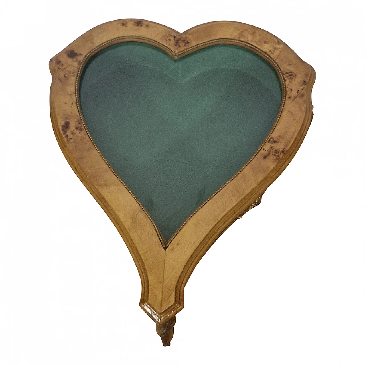 Louis XV style heart-shaped display side table, 1980s 4