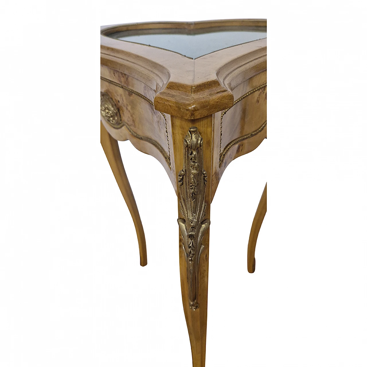 Louis XV style heart-shaped display side table, 1980s 7