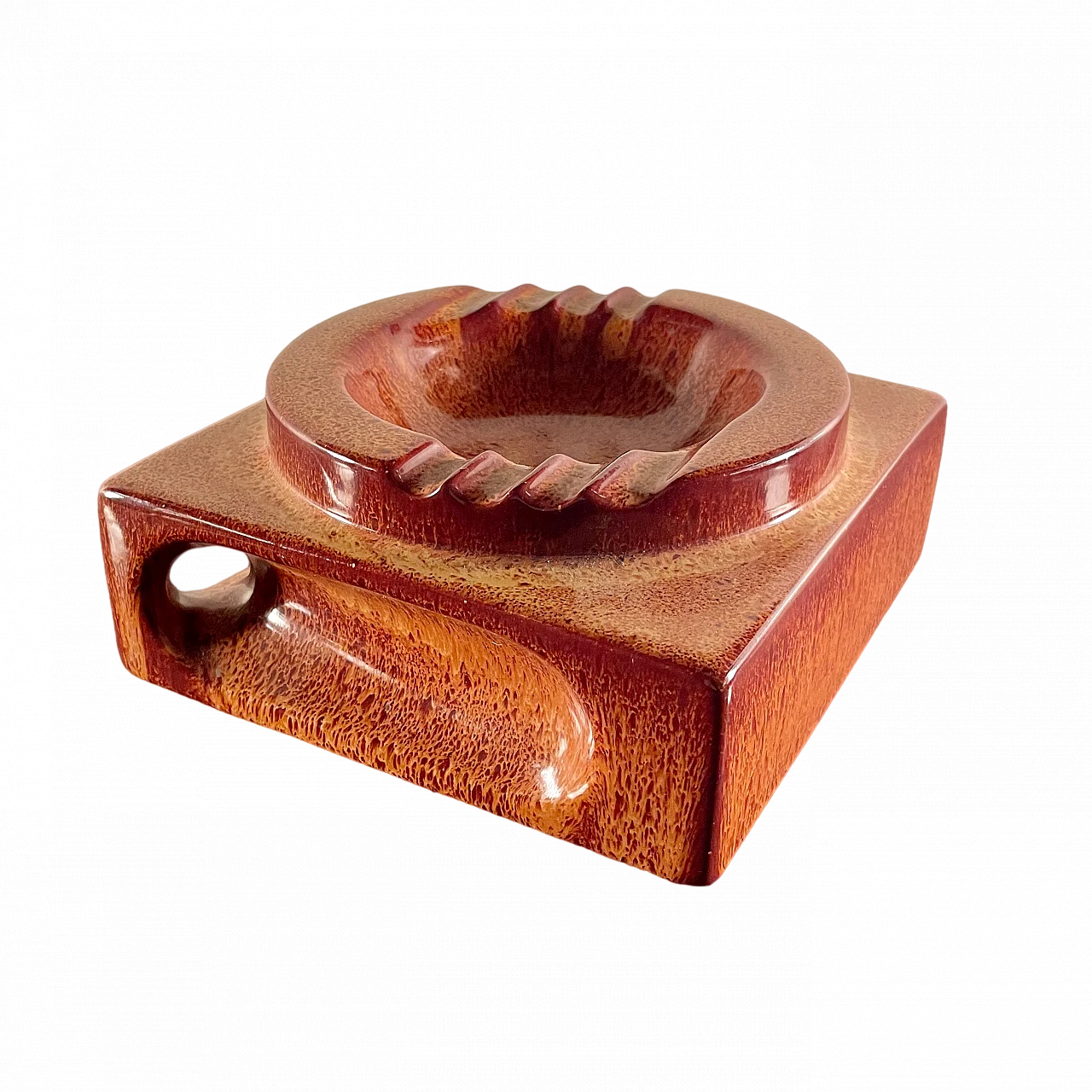 Ceramic ashtray by Roberto Rigon for Bertoncello, 1950s 10