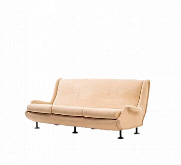 Regent leather sofa by Marco Zanuso for Arflex, 1950s