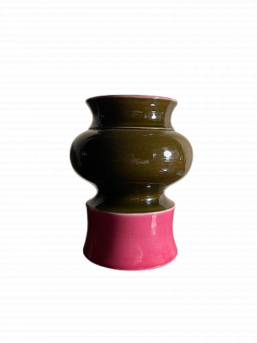 Vase by Ambrogio Pozzi for Ceramiche Franco Pozzi, 1970s