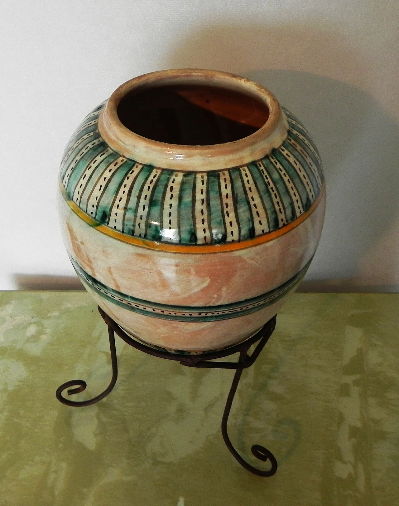 Vaso ad anfora in ceramica, anni '70 3