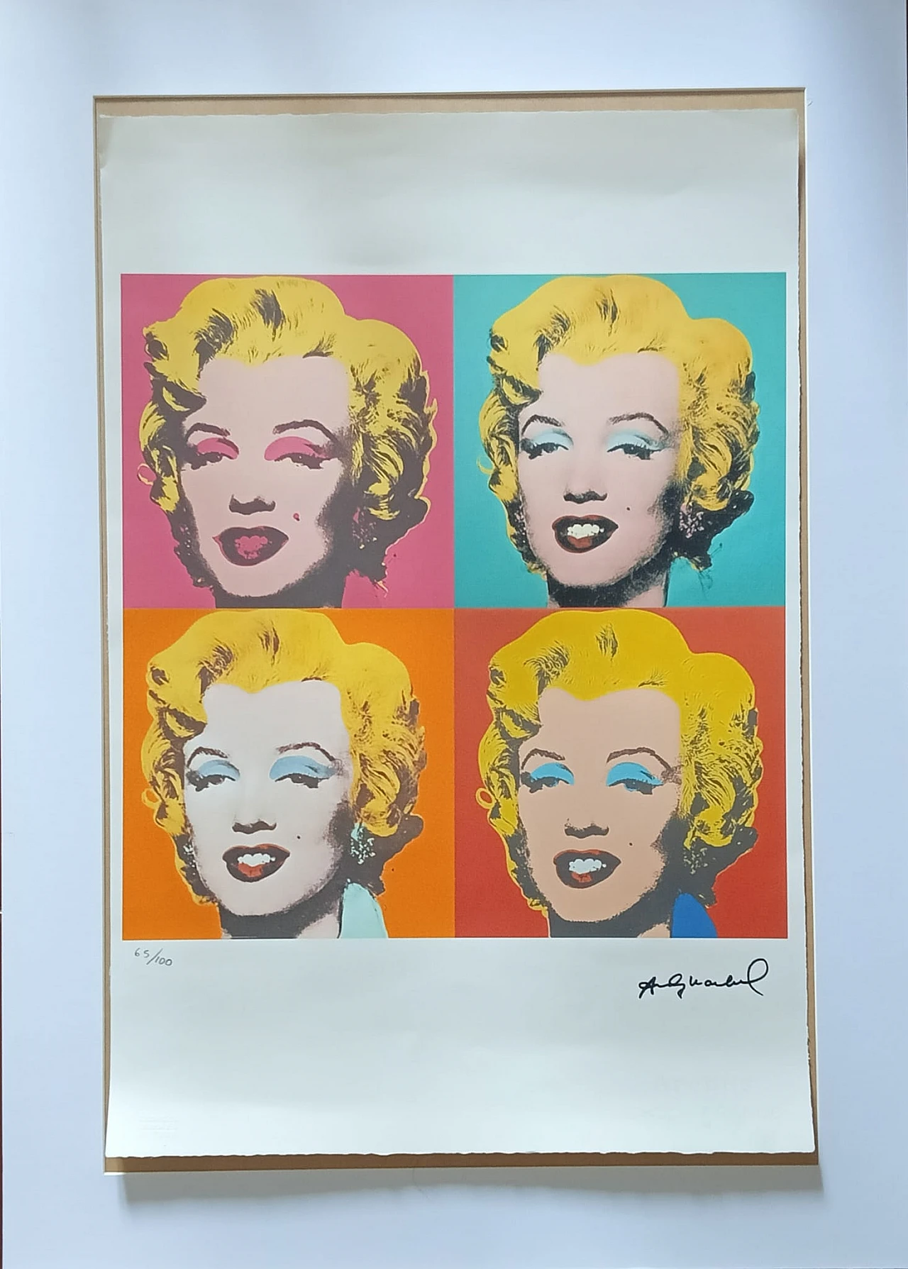 Da Andy Warhol, Marilyn, litografia, anni '80 2