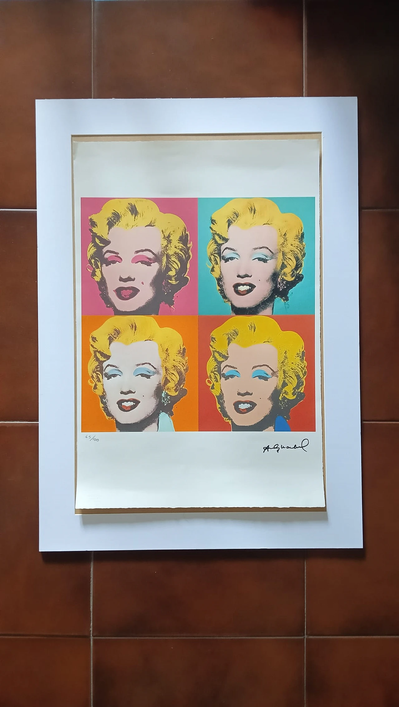 Da Andy Warhol, Marilyn, litografia, anni '80 3