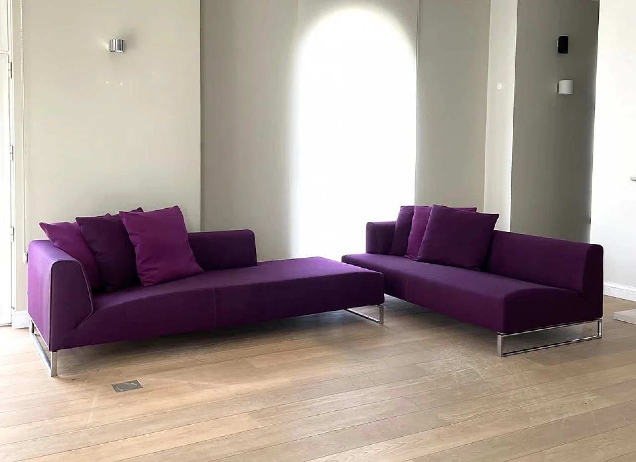 Solo ‘14 sofa in Maxalto cotton by Antonio Citterio for B&B Italia 2