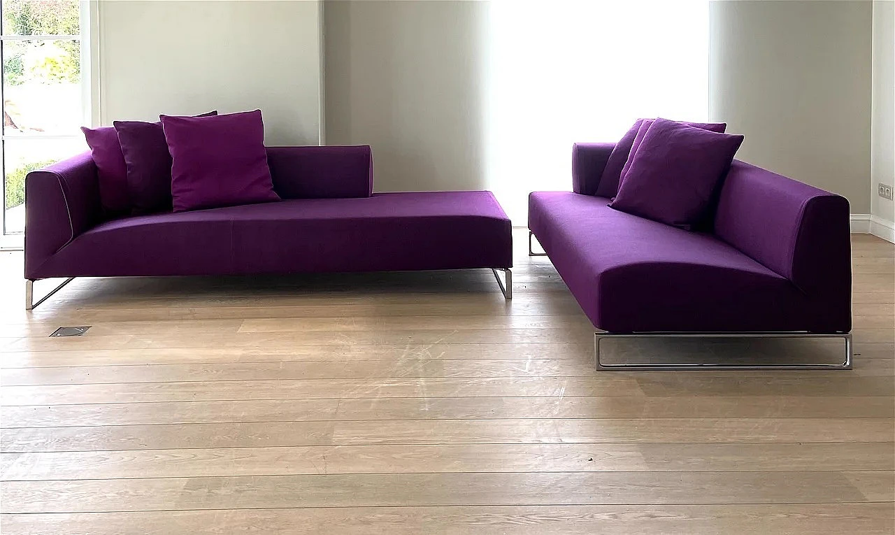 Solo ‘14 sofa in Maxalto cotton by Antonio Citterio for B&B Italia 3