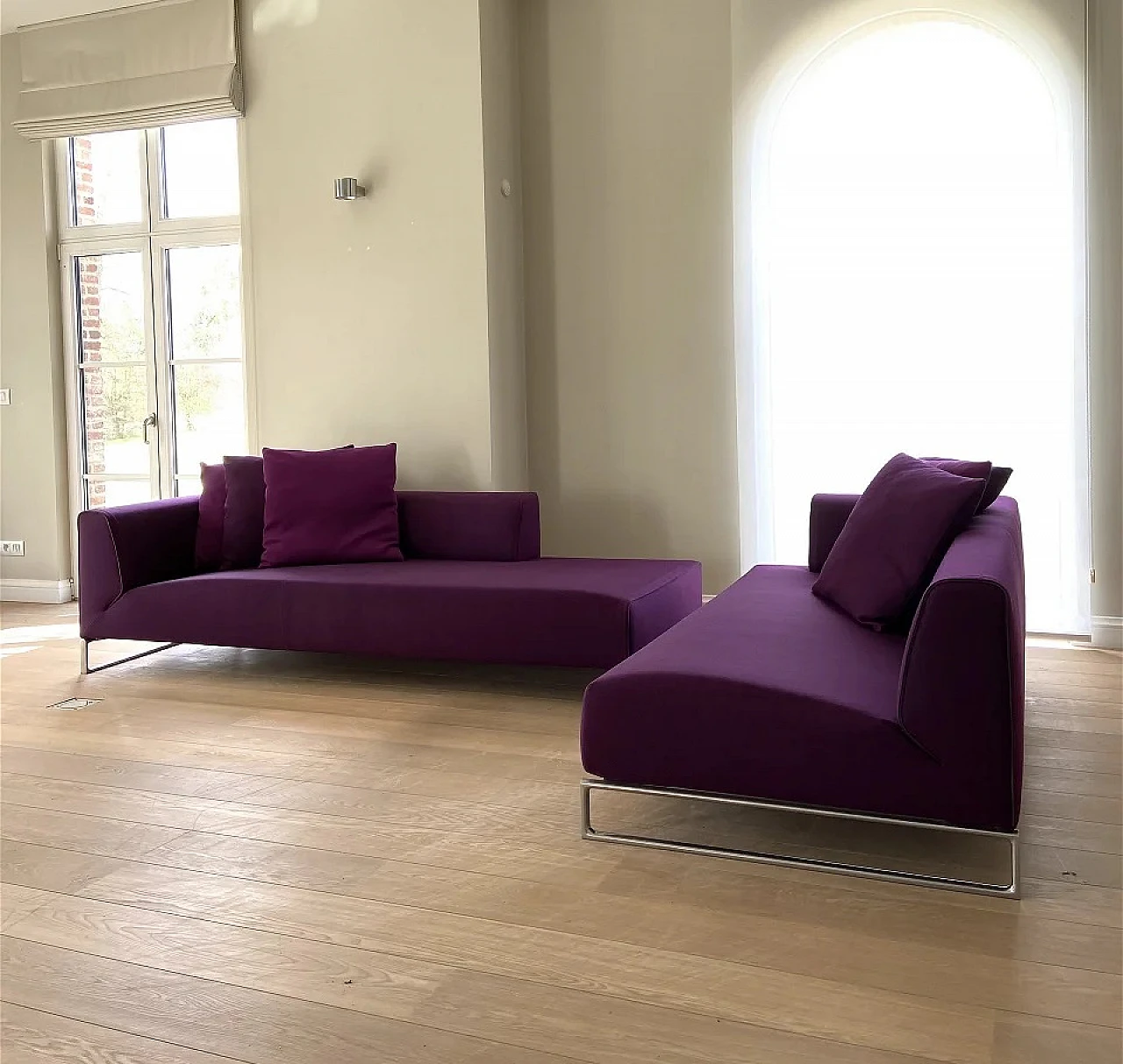 Solo ‘14 sofa in Maxalto cotton by Antonio Citterio for B&B Italia 5