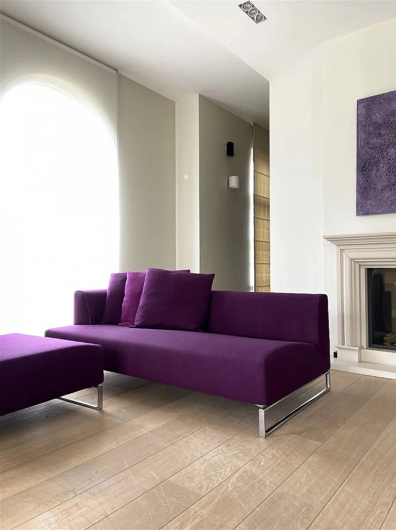 Solo ‘14 sofa in Maxalto cotton by Antonio Citterio for B&B Italia 7