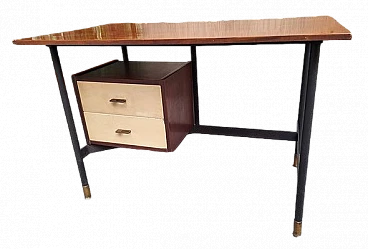 Rosewood desk by Luigi Caccia Dominioni for Azucena, 1950s