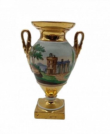 Vaso Impero in porcellana, inizio '800