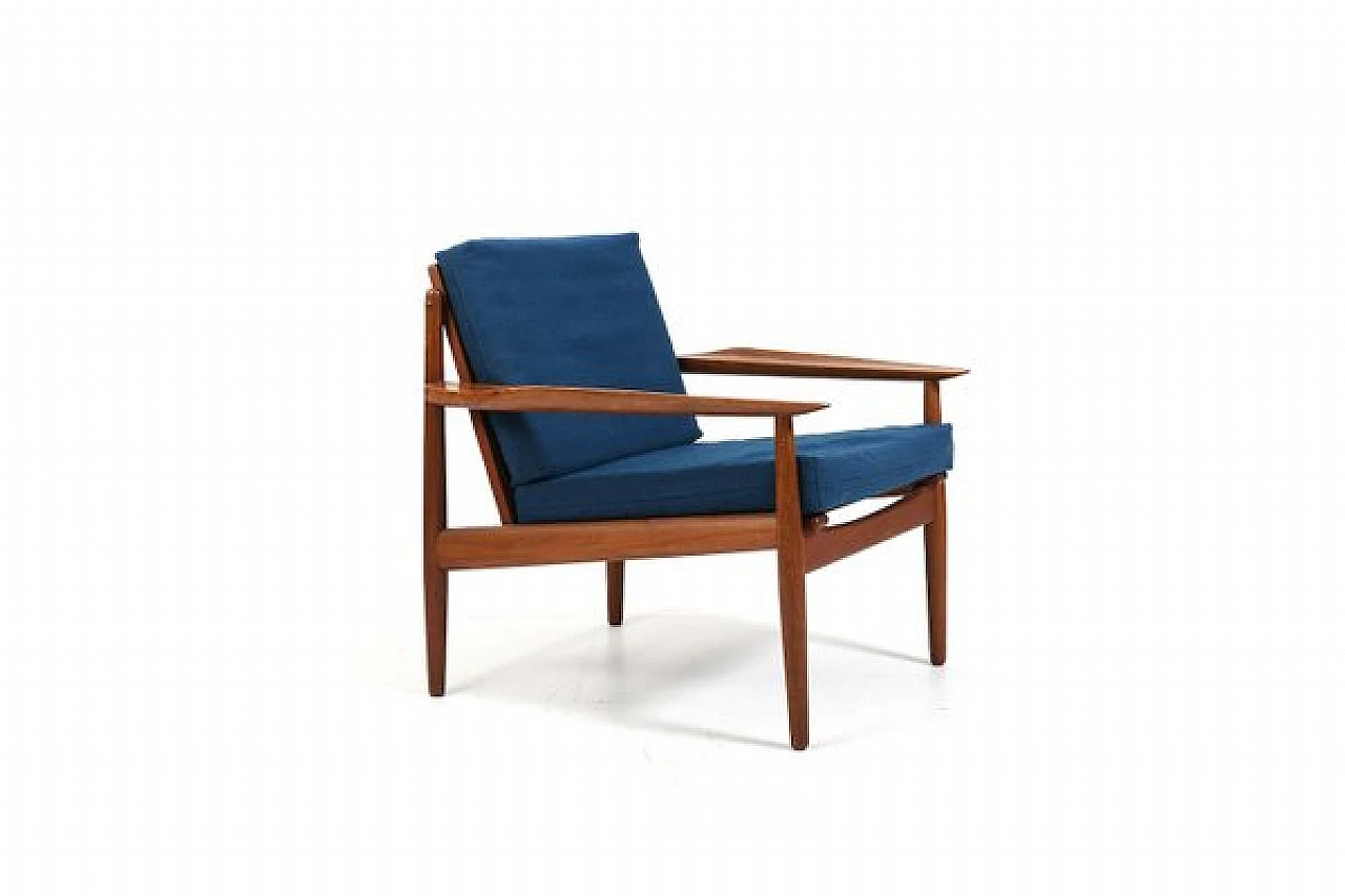 Danish teak armchair by Arne Vodder for Glostrup, 1950s 2