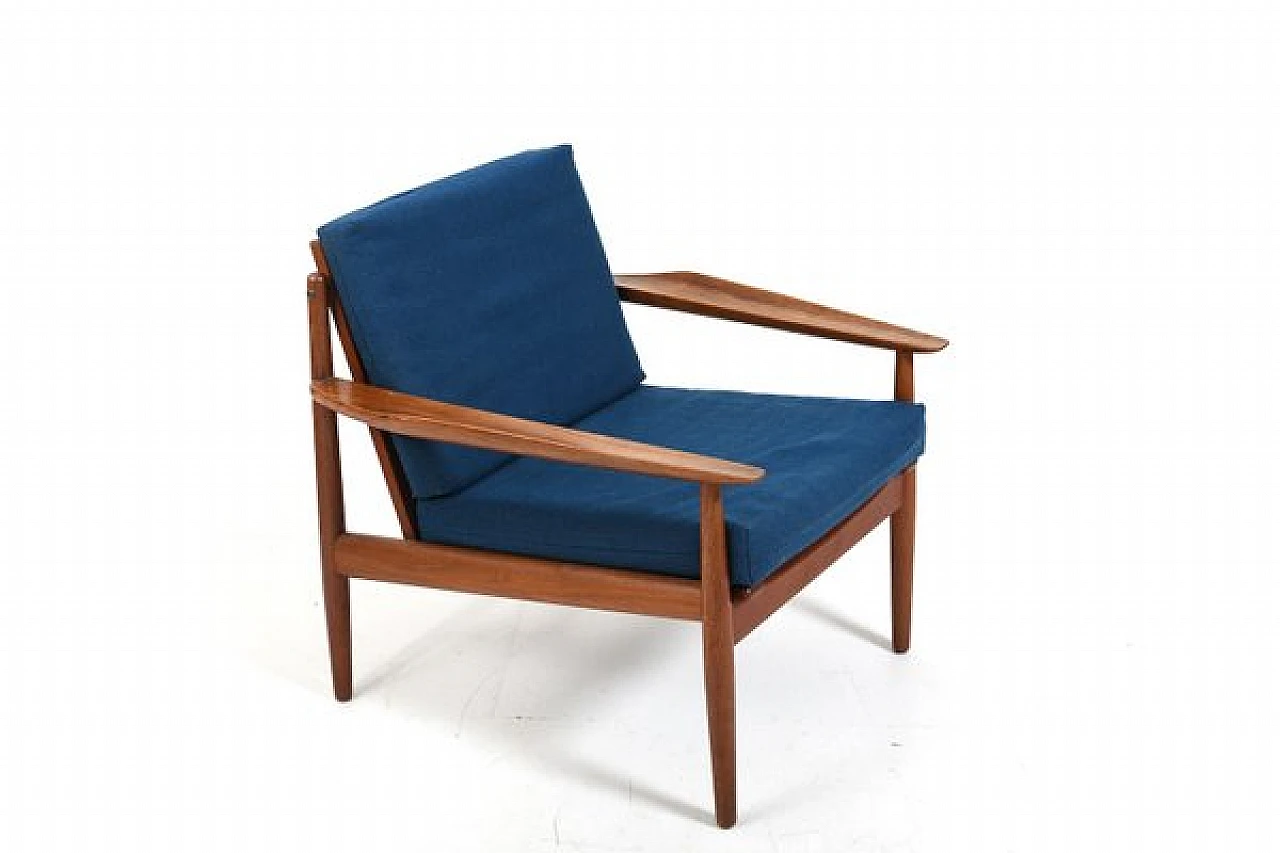 Danish teak armchair by Arne Vodder for Glostrup, 1950s 3