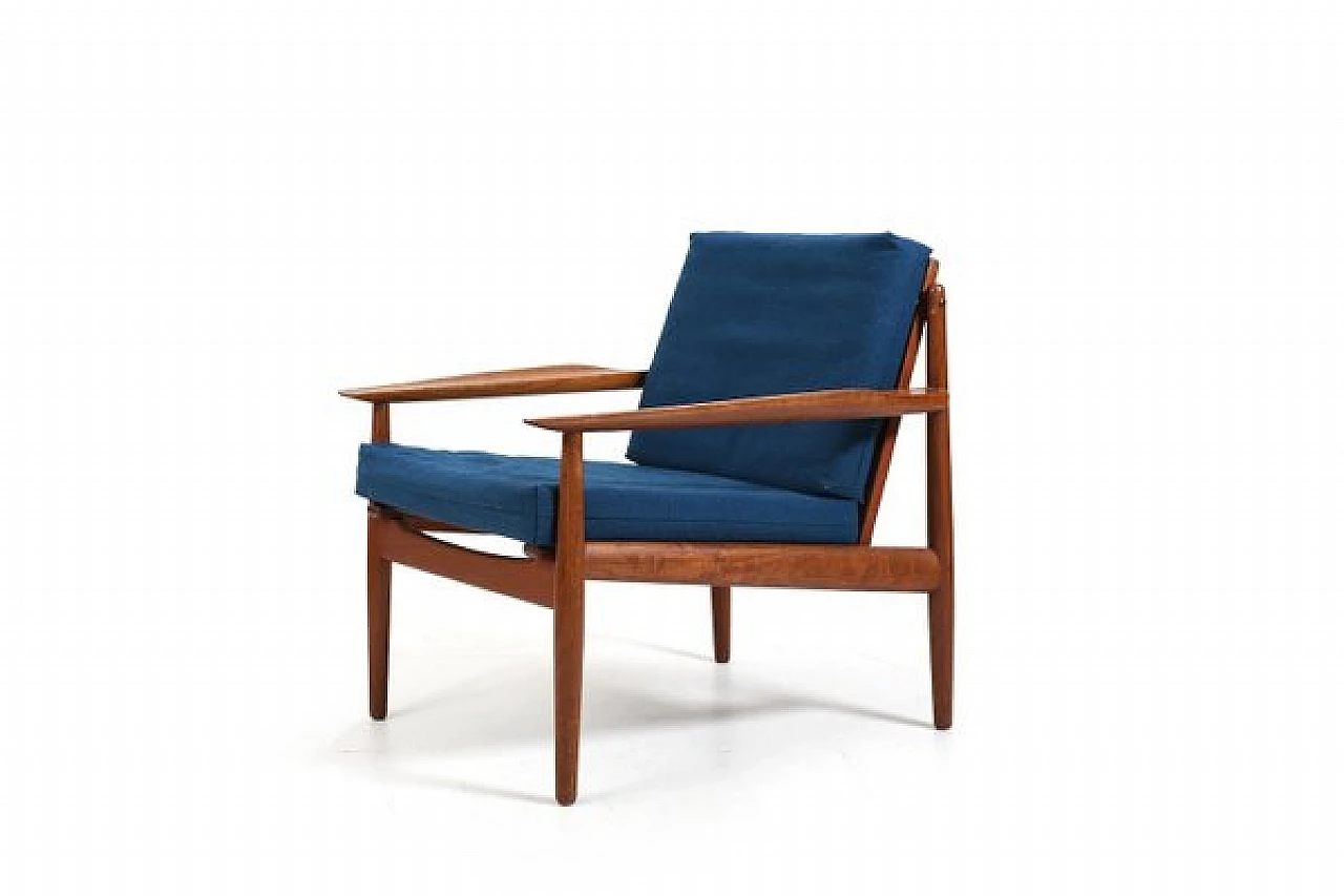 Danish teak armchair by Arne Vodder for Glostrup, 1950s 4