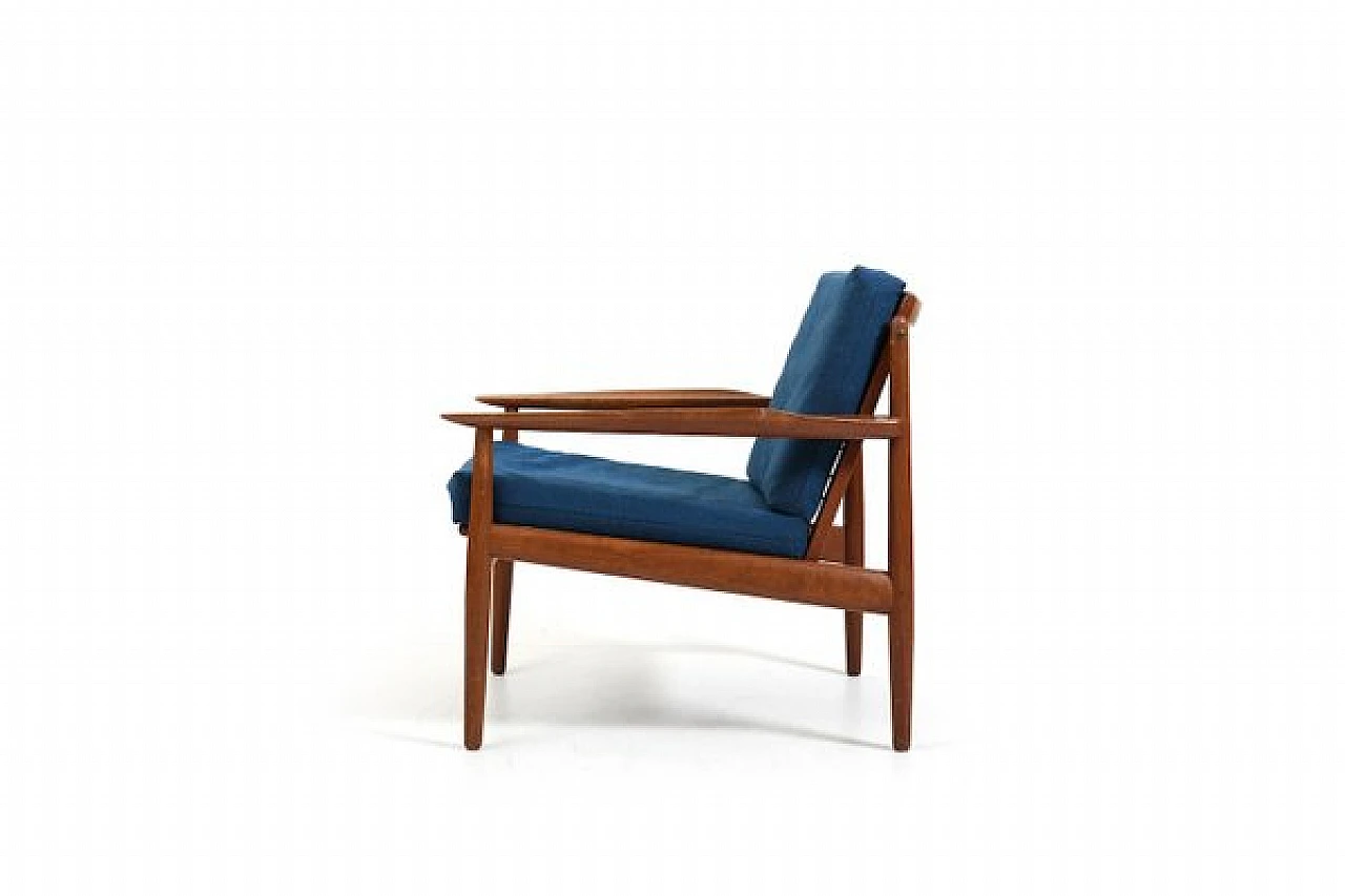 Danish teak armchair by Arne Vodder for Glostrup, 1950s 5