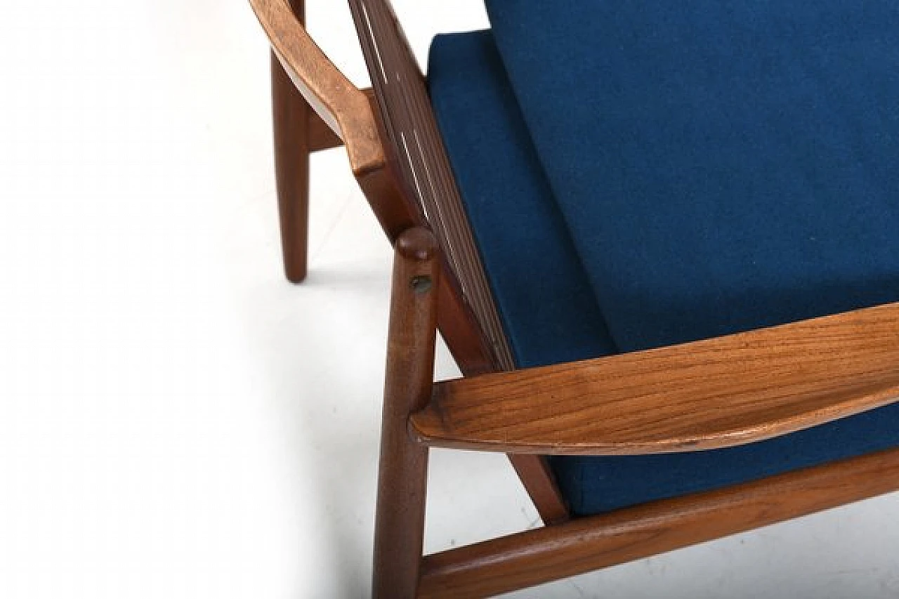 Danish teak armchair by Arne Vodder for Glostrup, 1950s 9