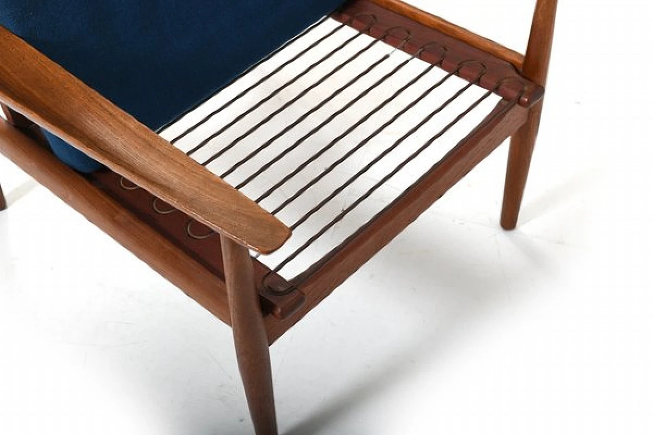 Danish teak armchair by Arne Vodder for Glostrup, 1950s 10