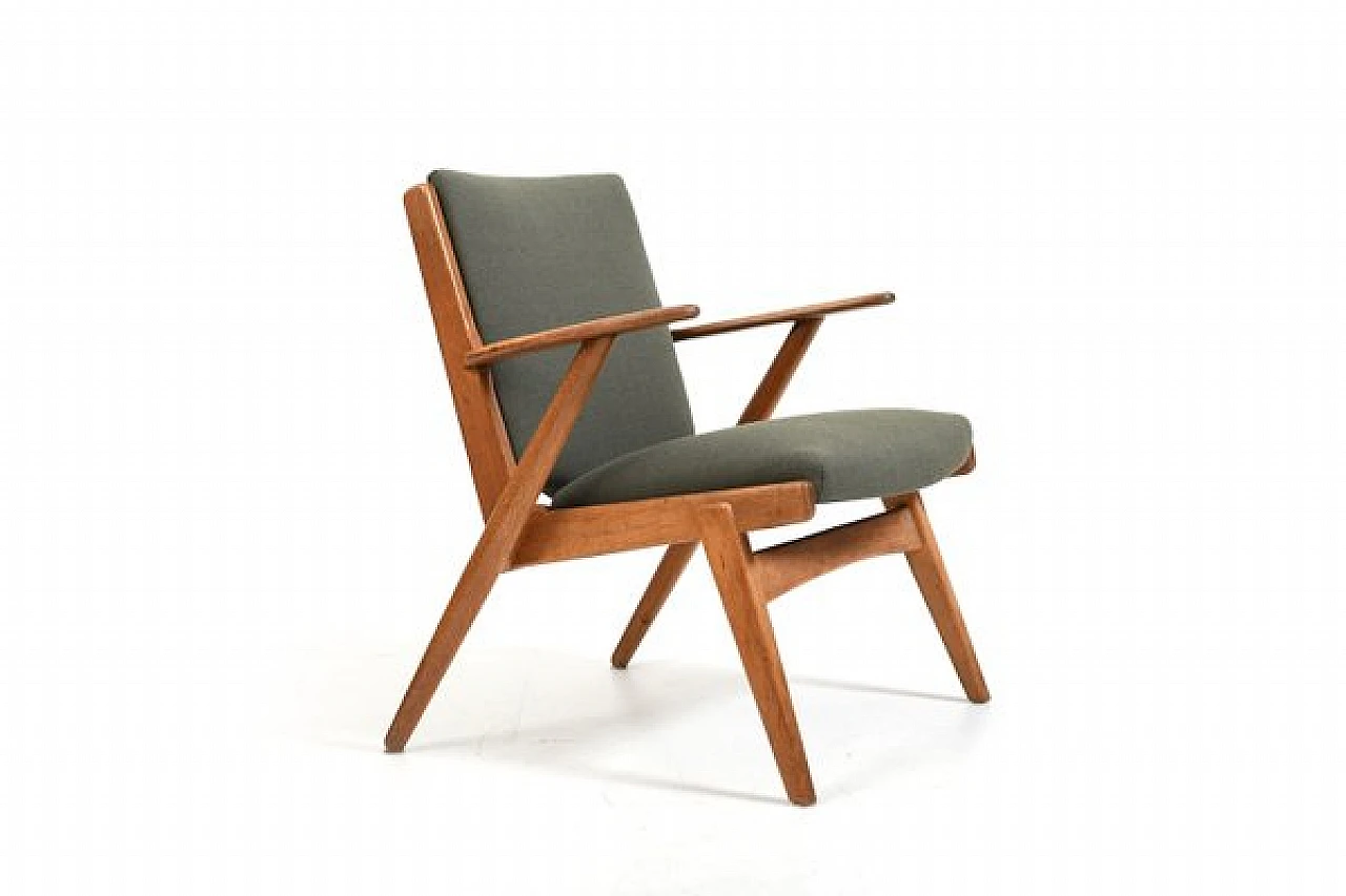 Oak armchair 14 by Arne Wahl Iversen, 1950s 1