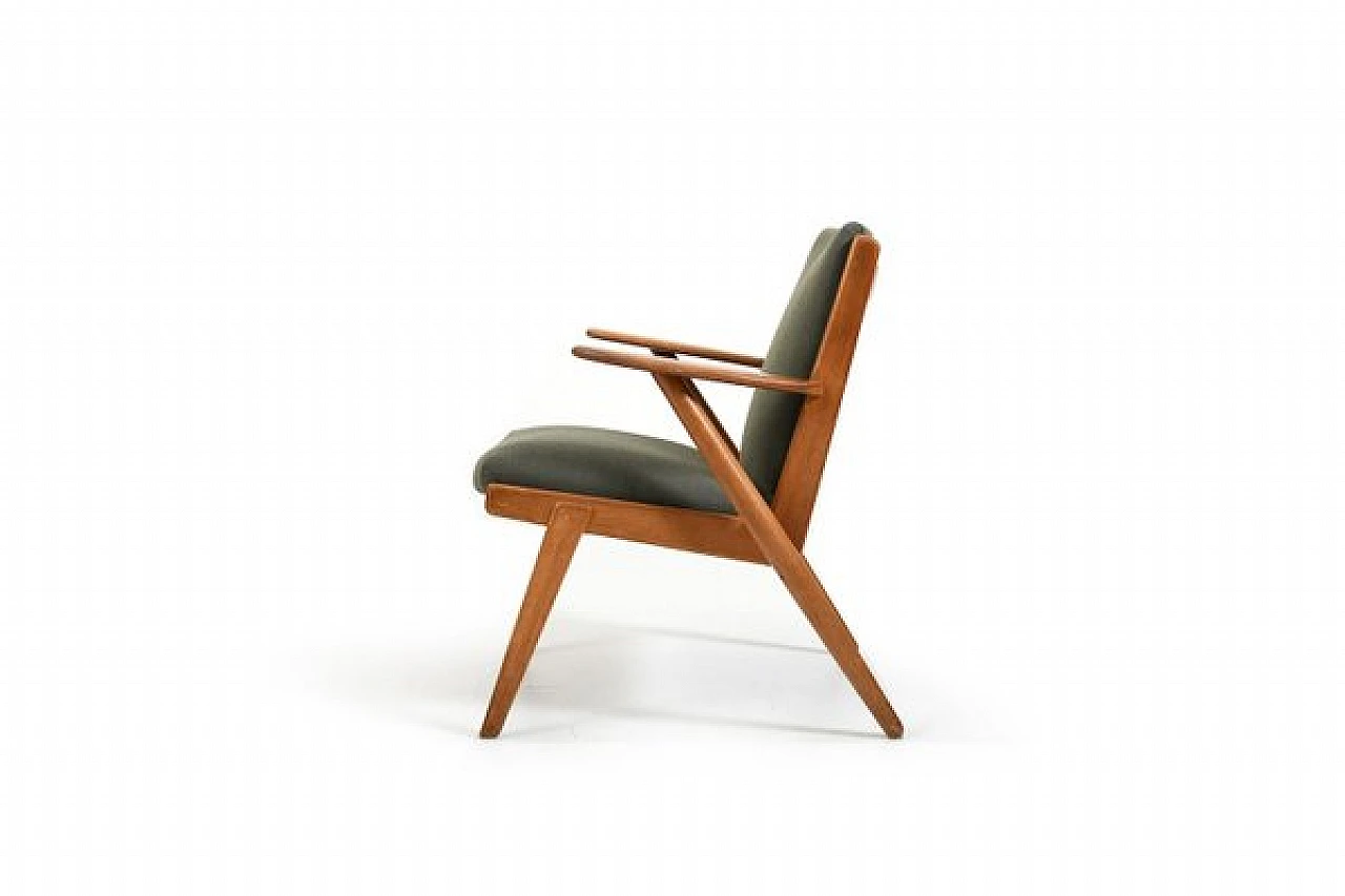 Oak armchair 14 by Arne Wahl Iversen, 1950s 2