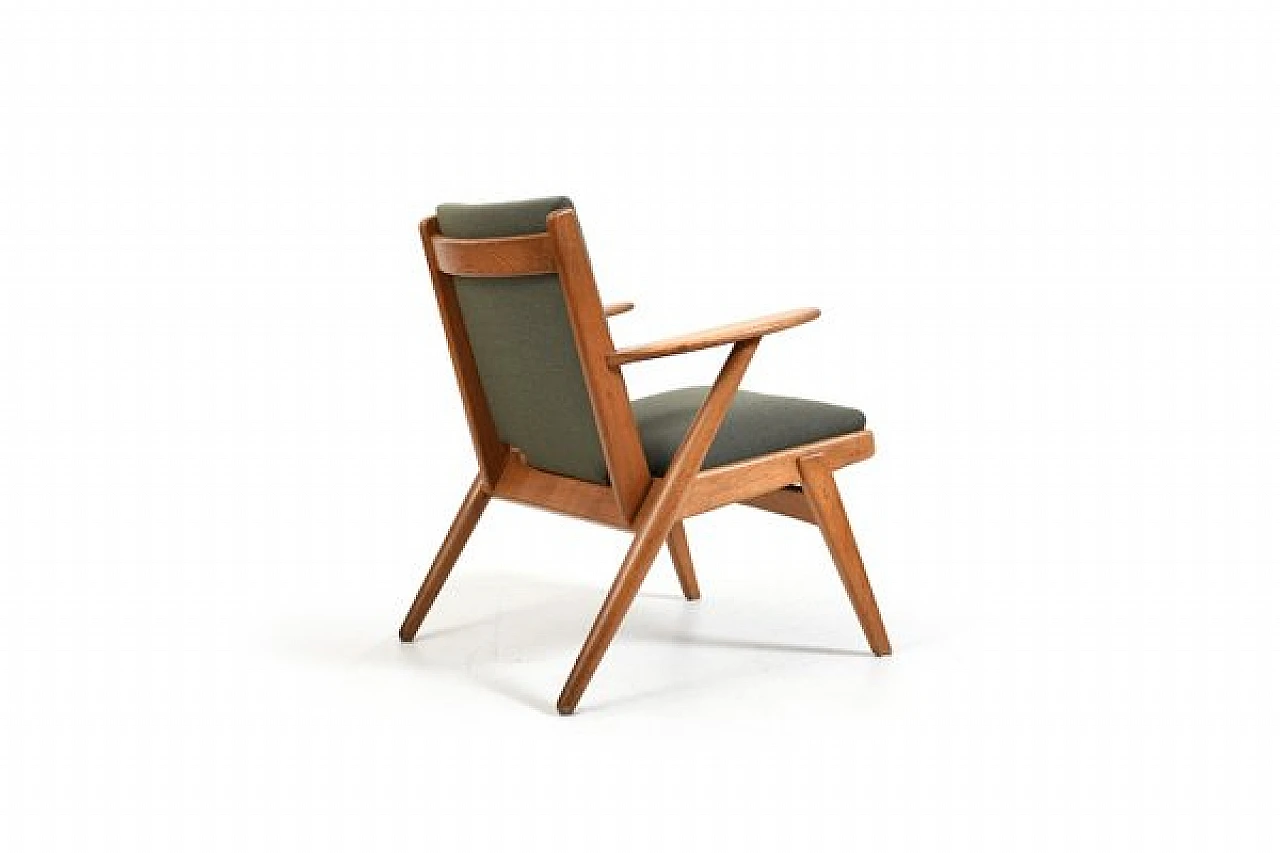 Oak armchair 14 by Arne Wahl Iversen, 1950s 4