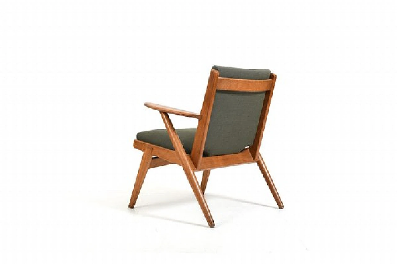 Oak armchair 14 by Arne Wahl Iversen, 1950s 5