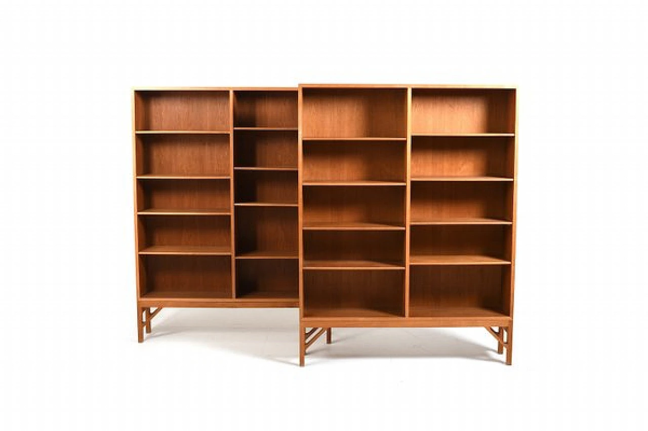 Pair of bookcases by Børge Morgensen for FDB Møbler, 1960s 2