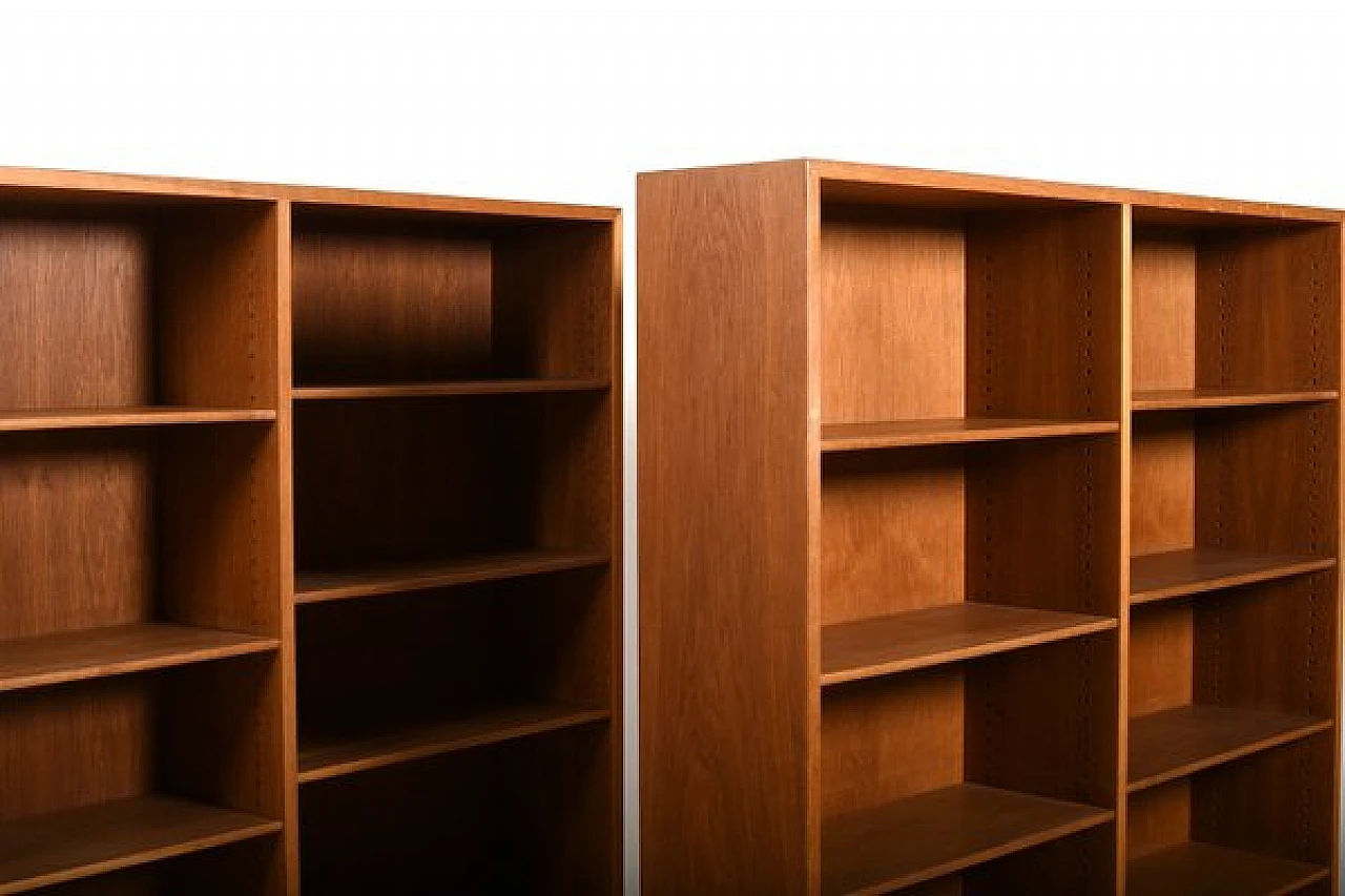 Pair of bookcases by Børge Morgensen for FDB Møbler, 1960s 3