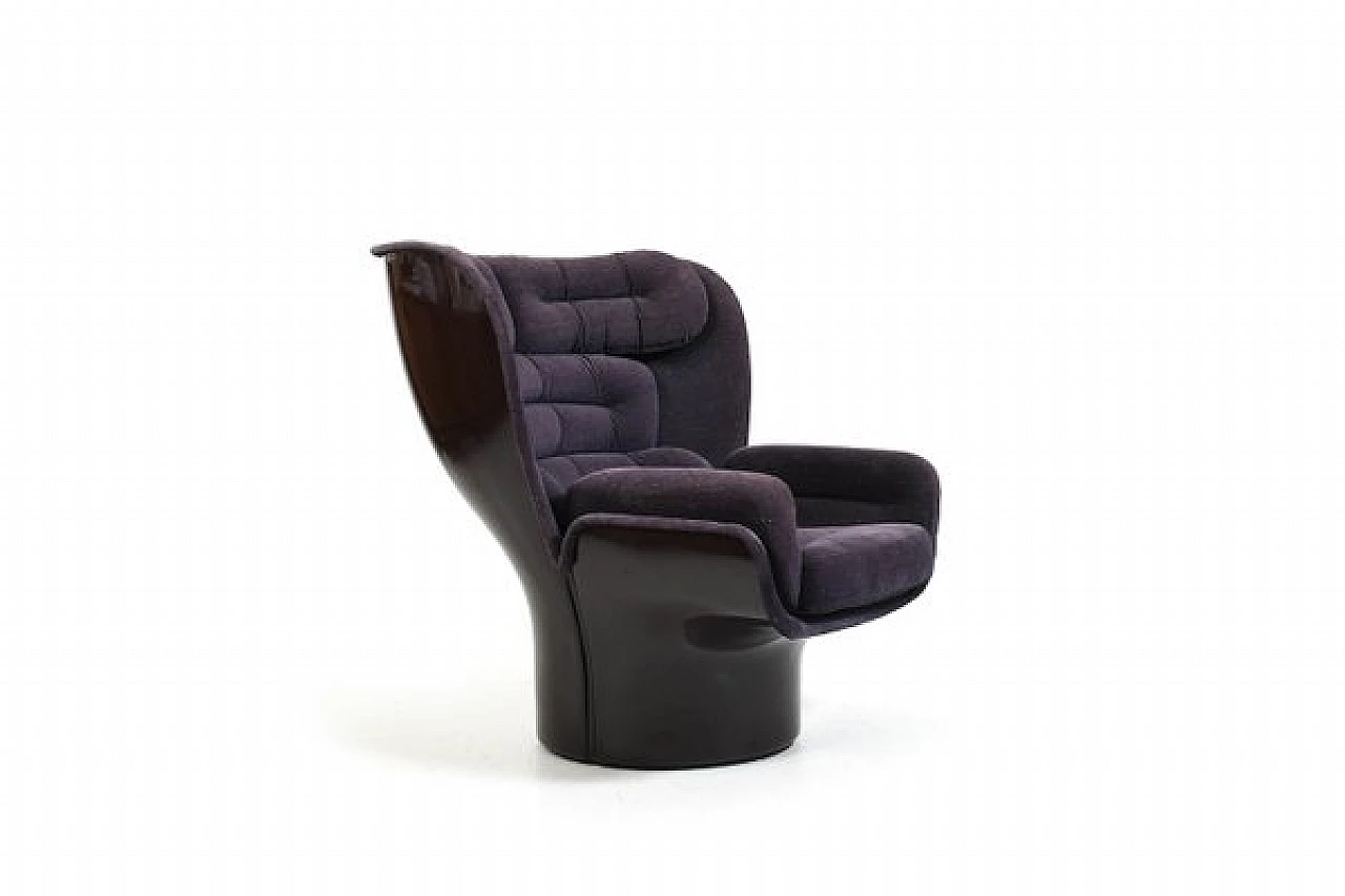 Elda purple armchair by Joe Colombo for Comfort, 1963 2