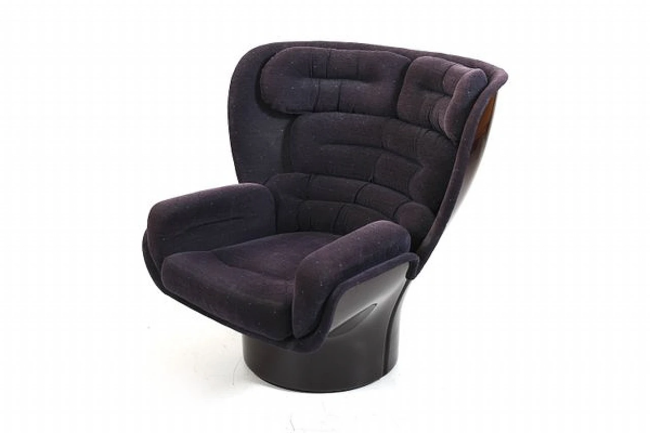 Elda purple armchair by Joe Colombo for Comfort, 1963 7