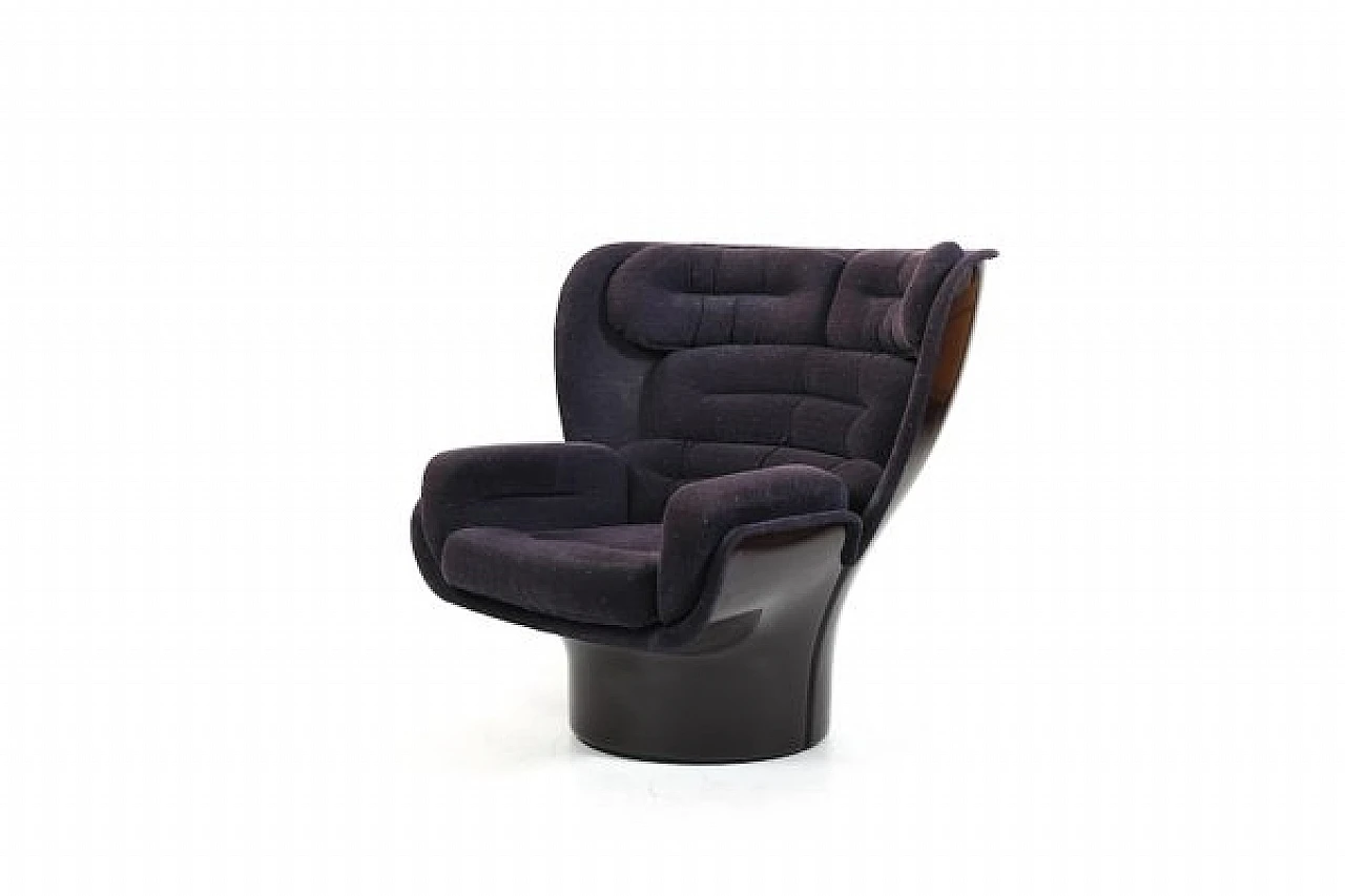 Elda purple armchair by Joe Colombo for Comfort, 1963 8