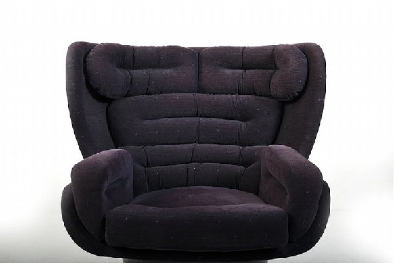 Elda purple armchair by Joe Colombo for Comfort, 1963 12