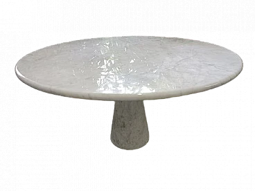 Tavolo serie M in marmo di A. Mangiarotti per Tisettanta, anni '80
