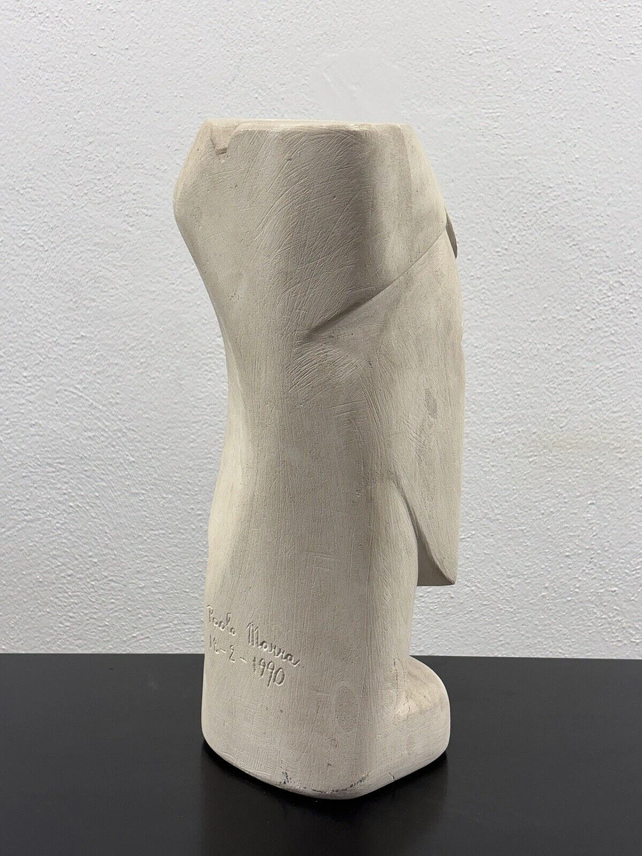 Paolo Marra, Totò, scultura in pietra, anni '90 6
