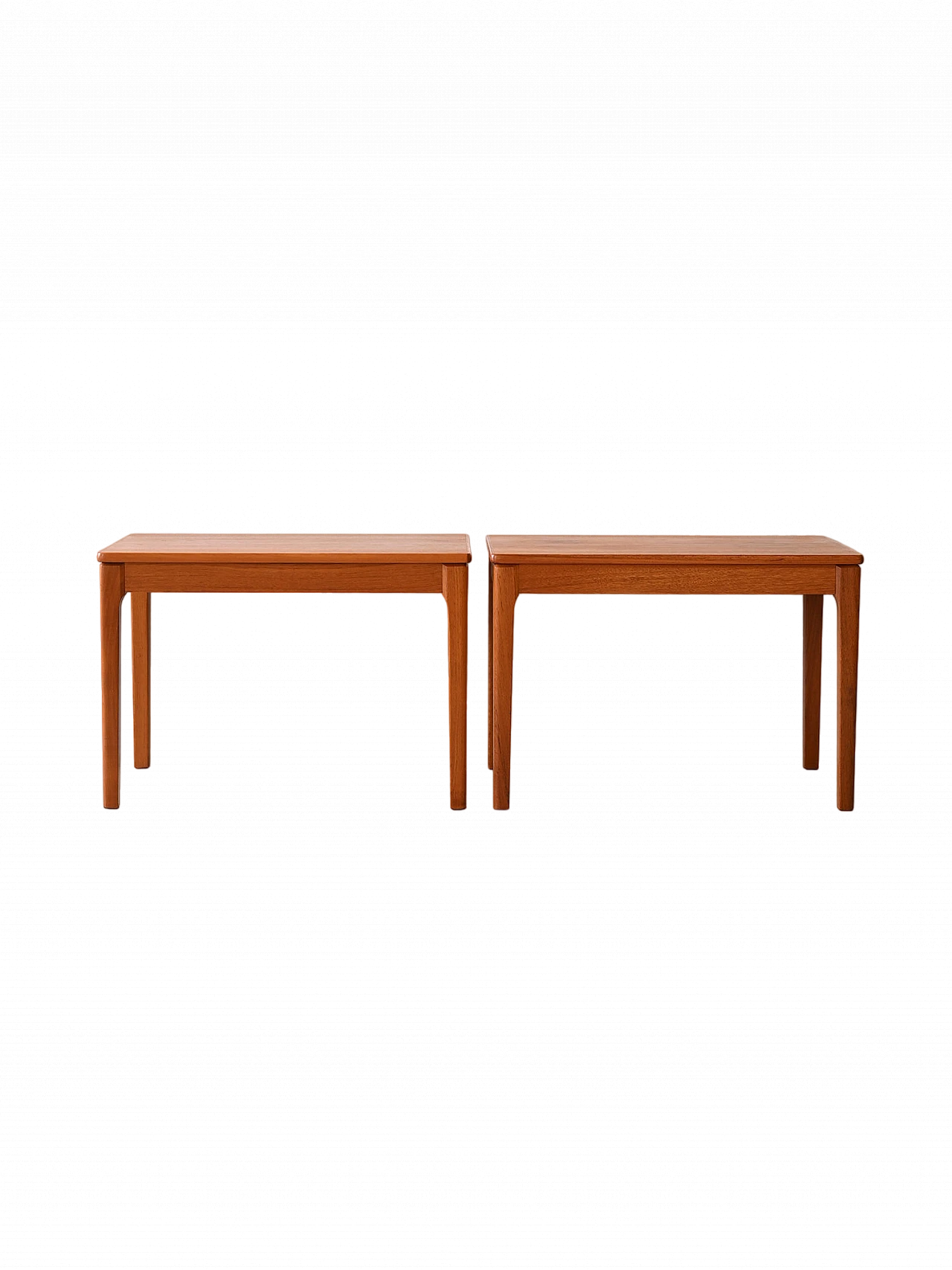 Pair of Scandinavian teak coffee tables, 1960s 13