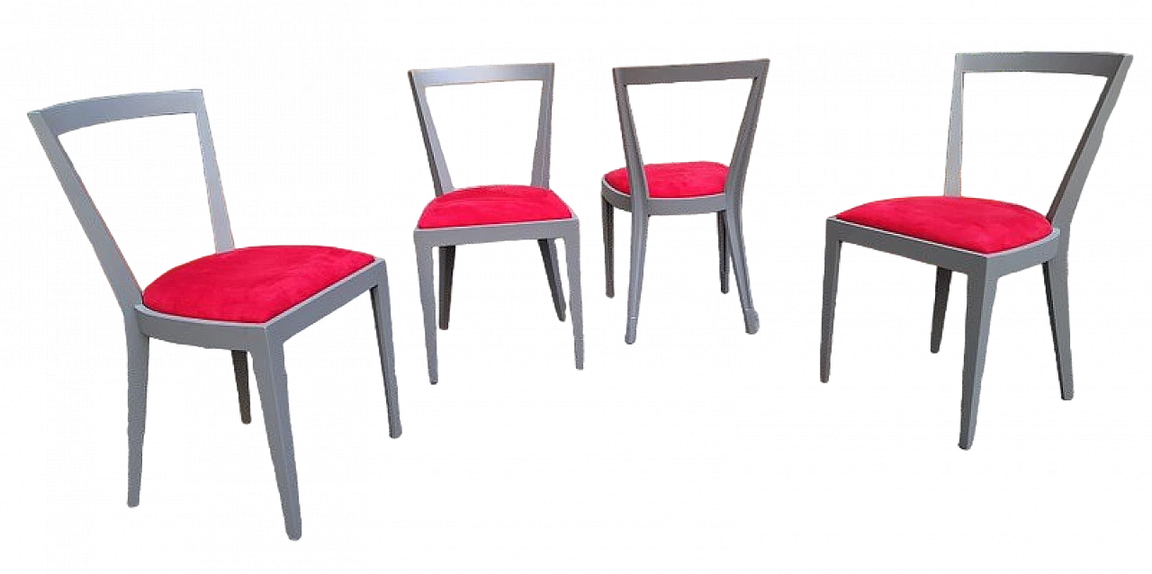 4 Chairs 940 by Gio Ponti for BBB, 1990s 5