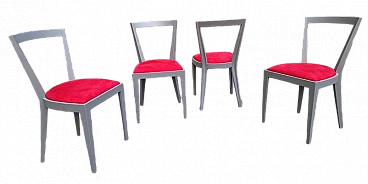 4 Chairs 940 by Gio Ponti for BBB, 1990s