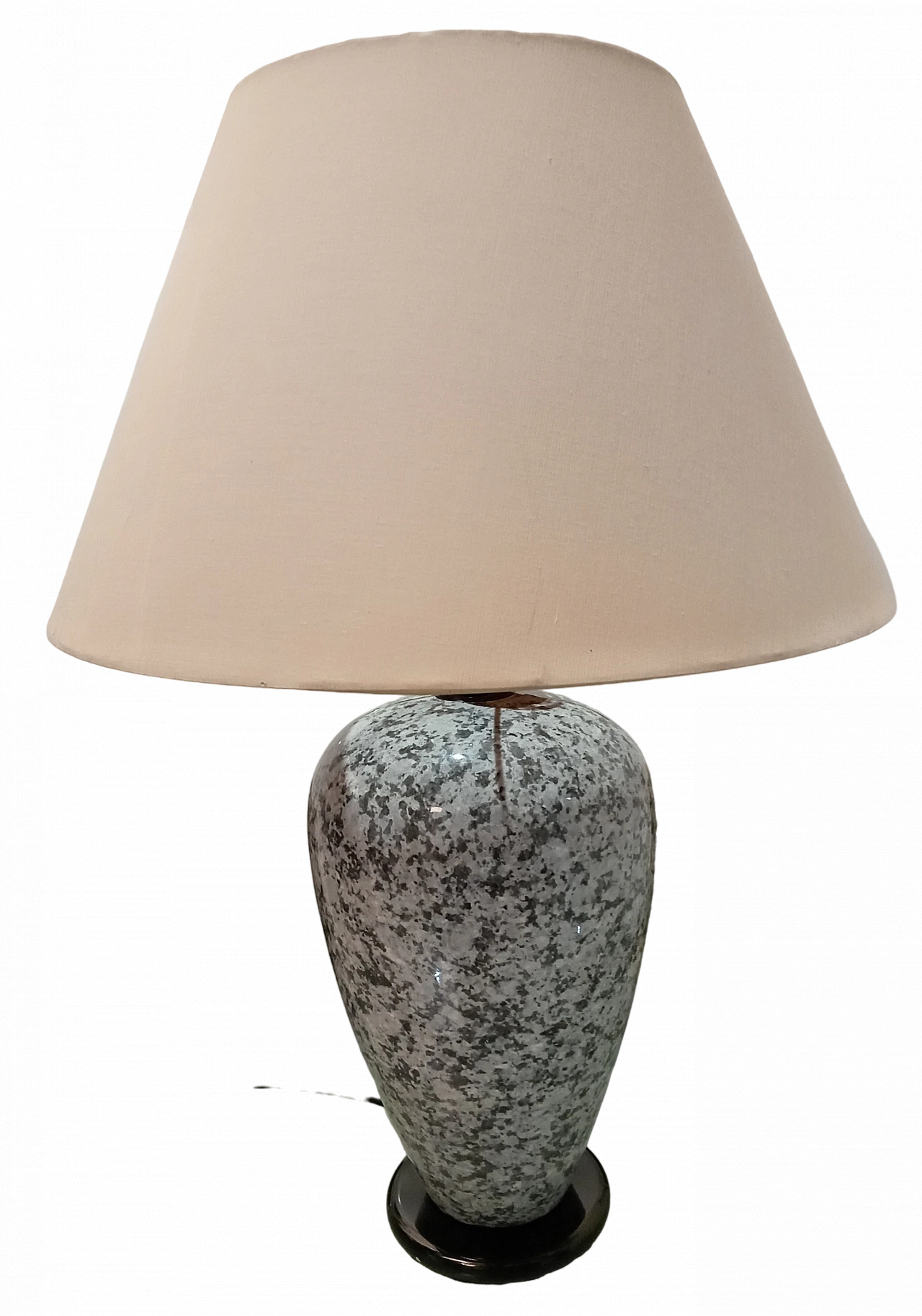 Ceramic table lamp by Le Porcellane, 1980s 6