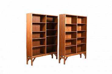 Pair of bookcases by Børge Morgensen for FDB Møbler, 1960s