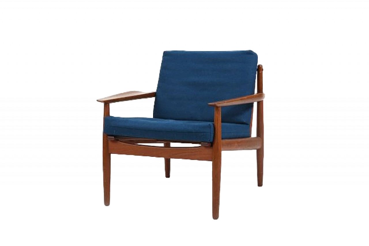 Danish teak armchair by Arne Vodder for Glostrup, 1950s 12