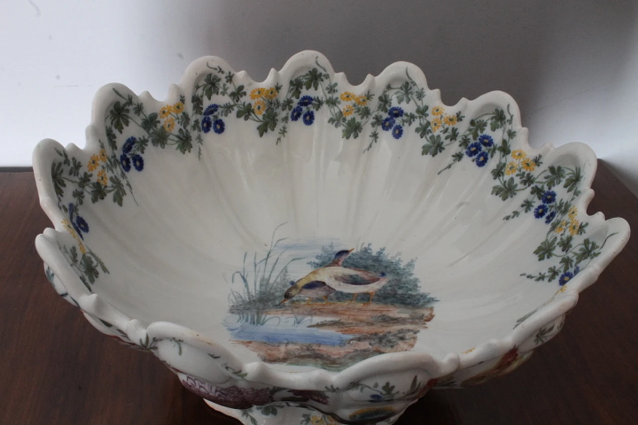 Nove Bassano ceramic centrepiece by Antonibon, 19th century 3