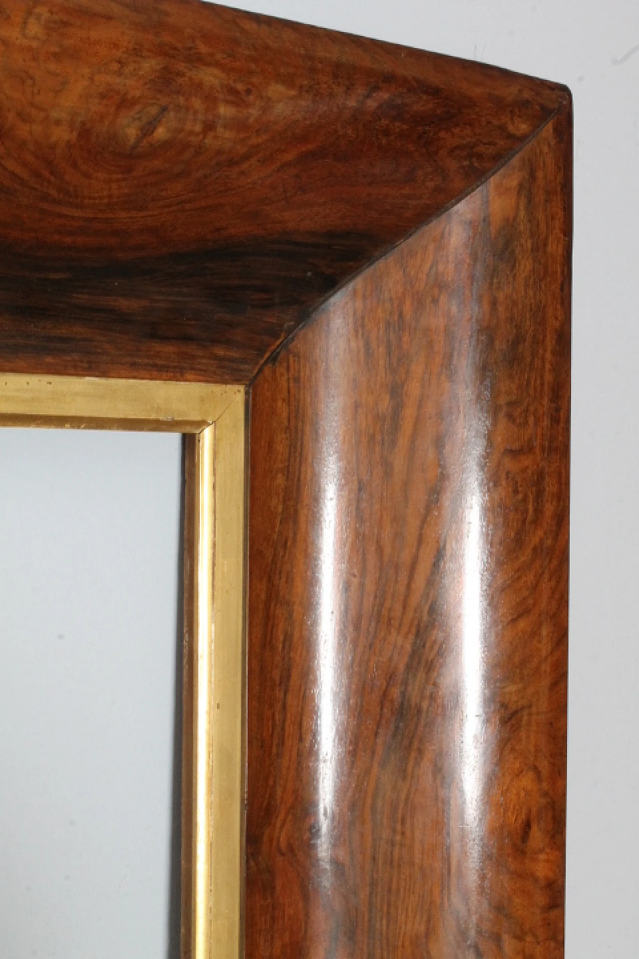 Charles X walnut panelled tray frame, 1820 3