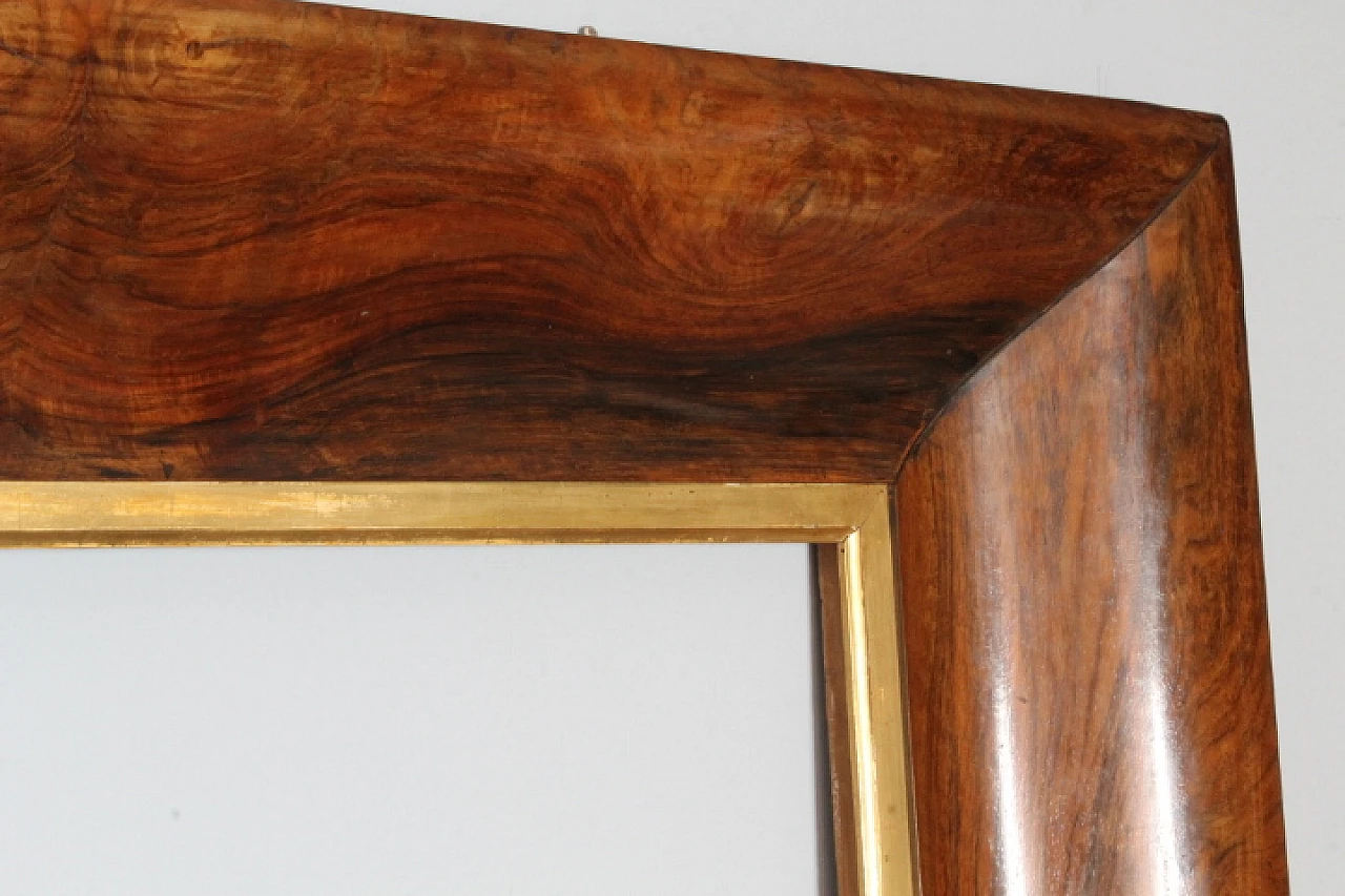 Charles X walnut panelled tray frame, 1820 7