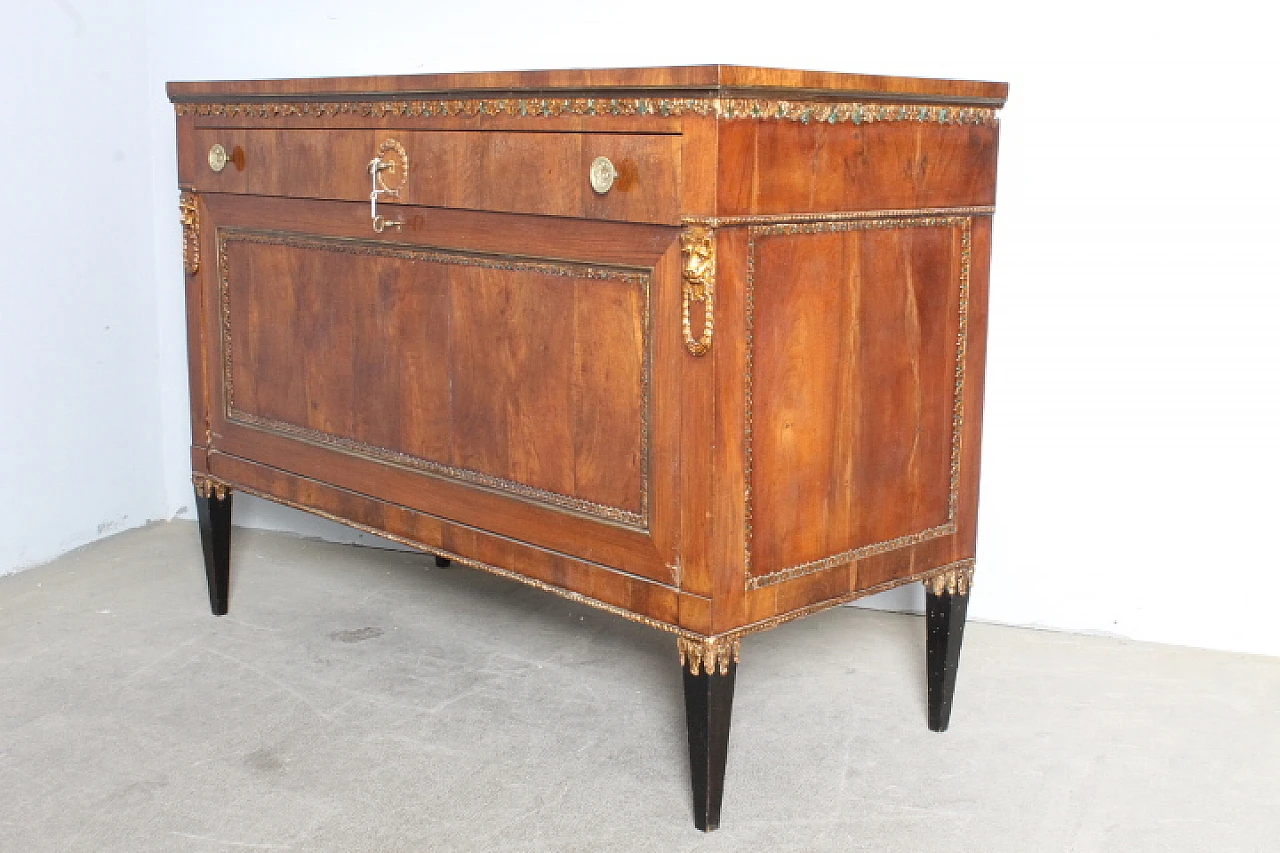 Credenza Impero in noce, 1830 1