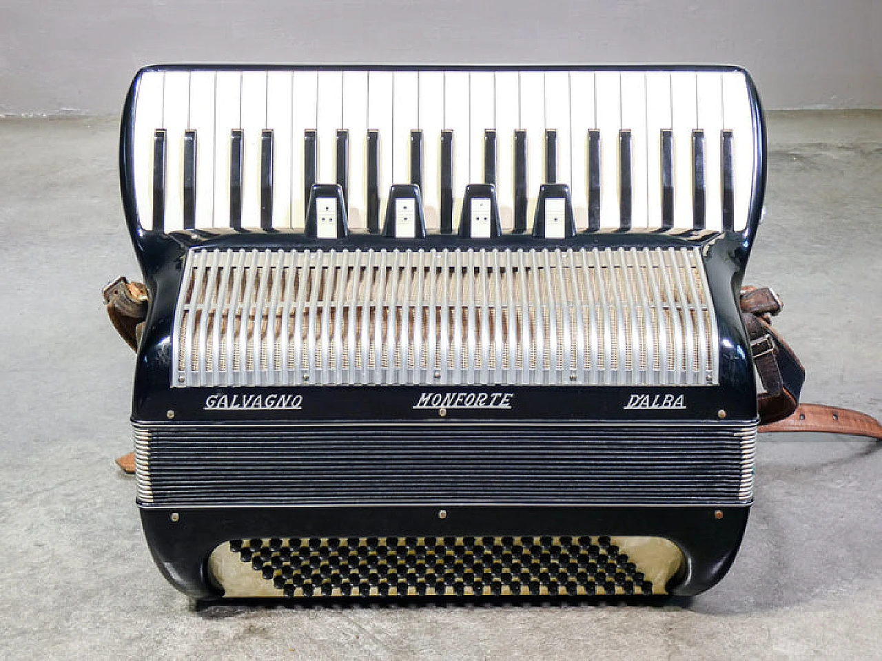 Galvagno chromatic button accordion with case 6