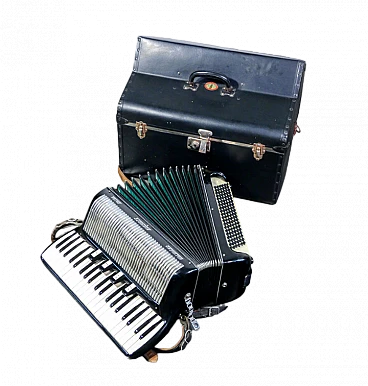 Galvagno chromatic button accordion with case